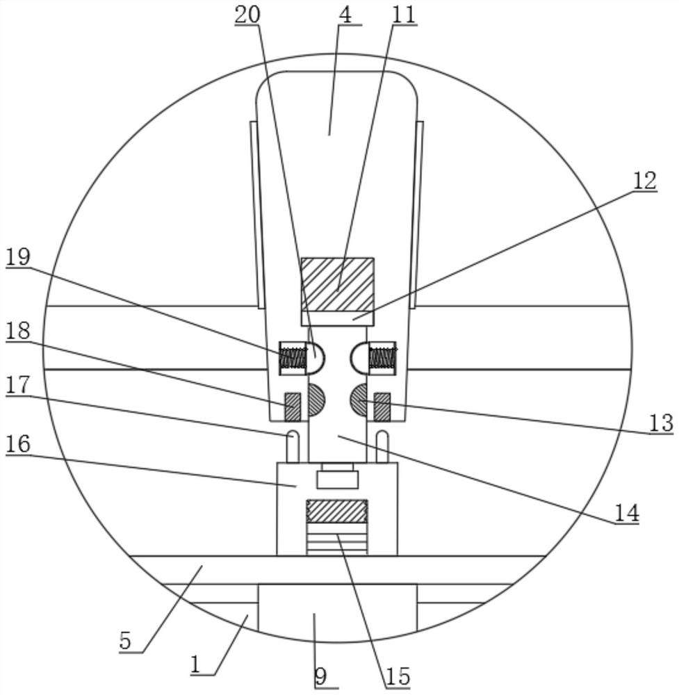 Hand injury prevention device for wood furniture processing cutting machine