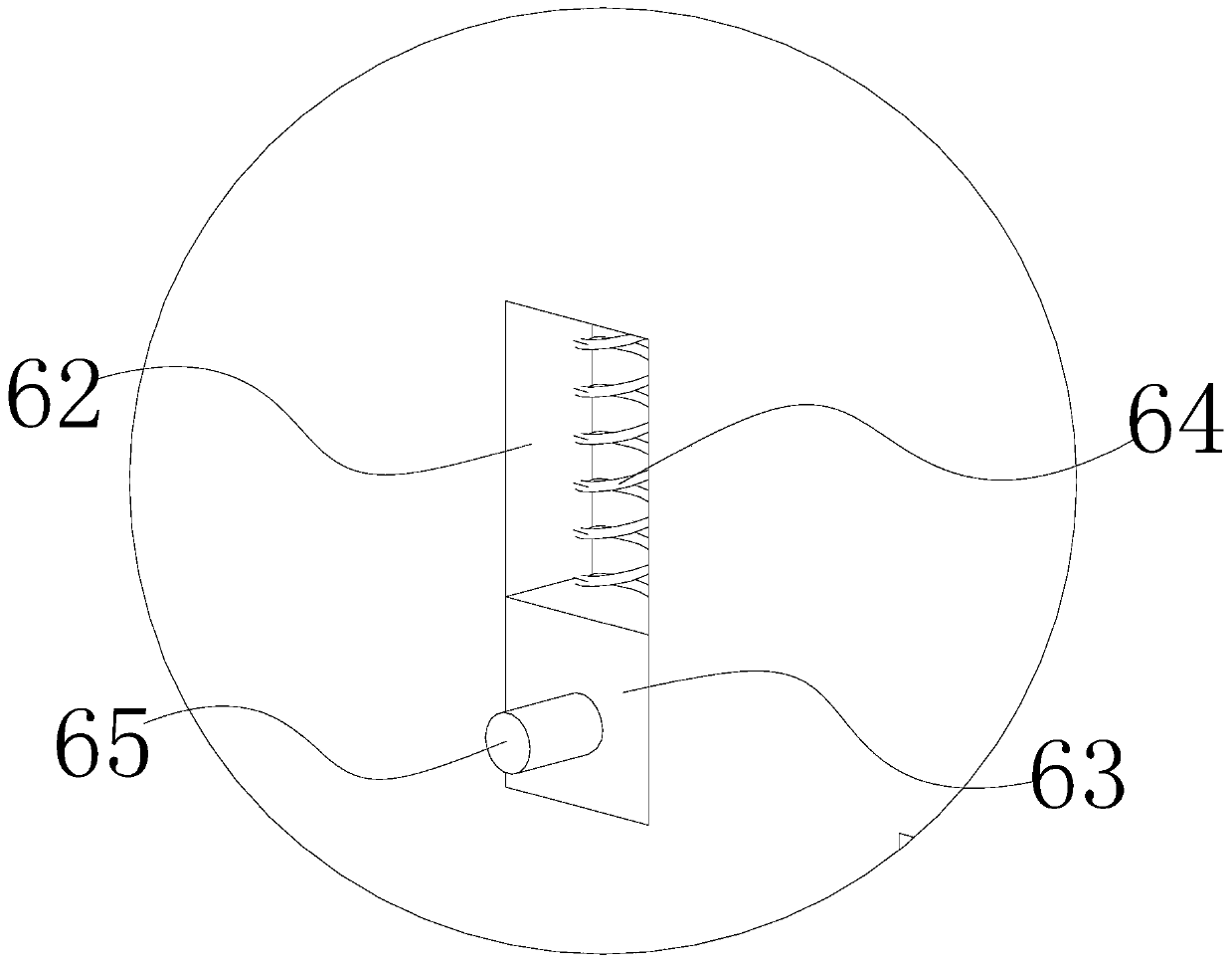 Cloth drying device of circular screen printing machine