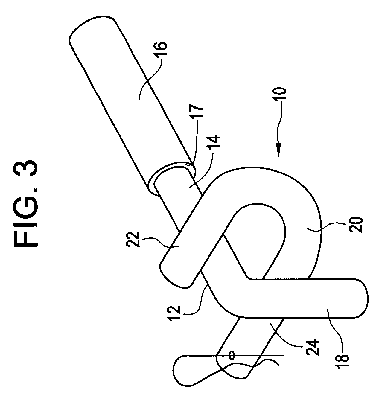 Handle for adjustable hitch head assembly