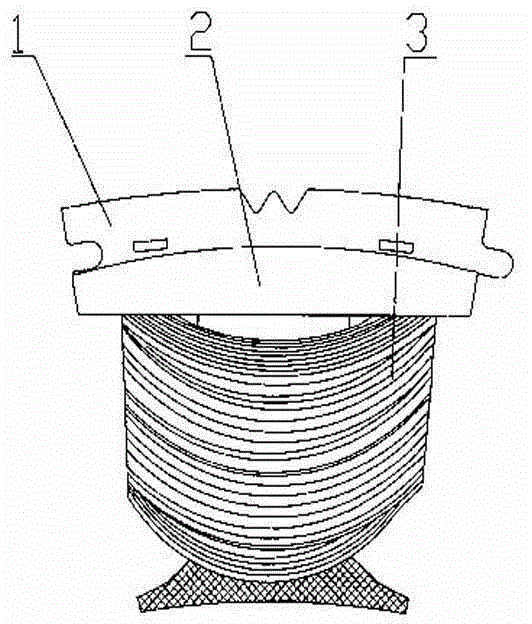 Stator-split alternating-current servo motor