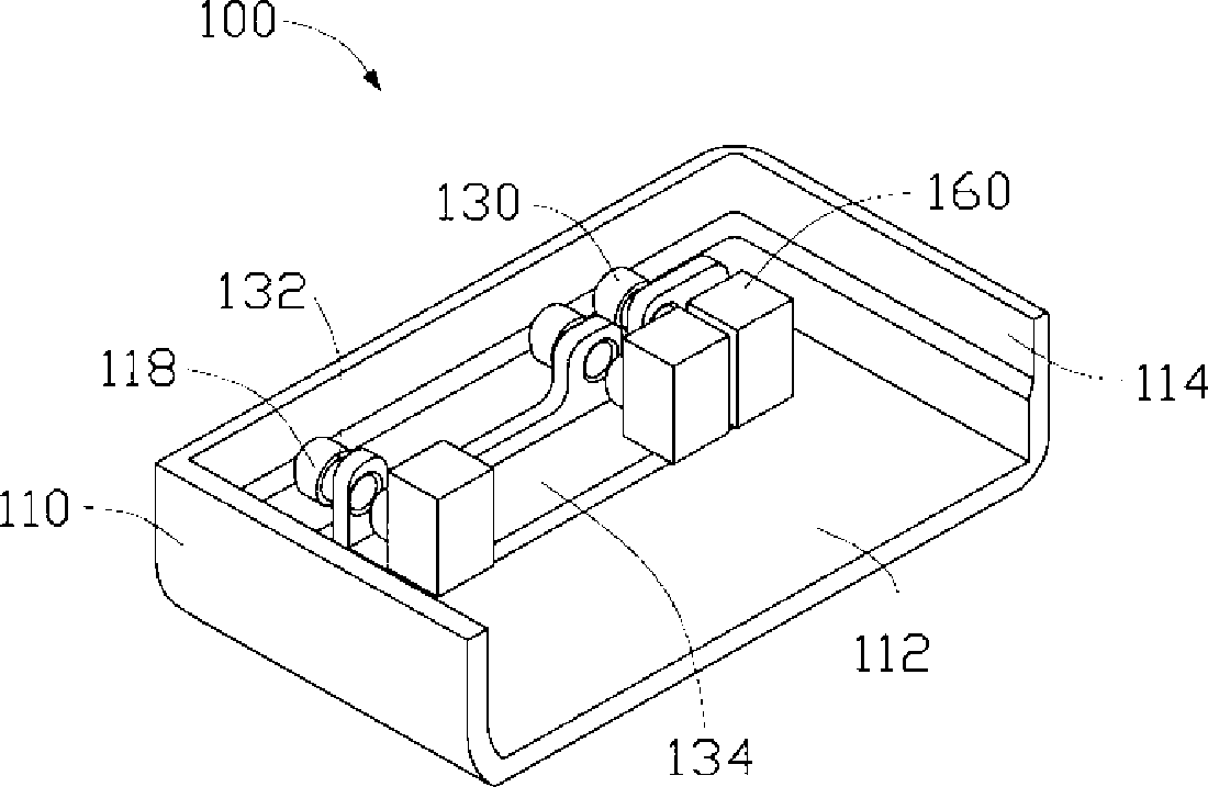 Indicating lamp structure