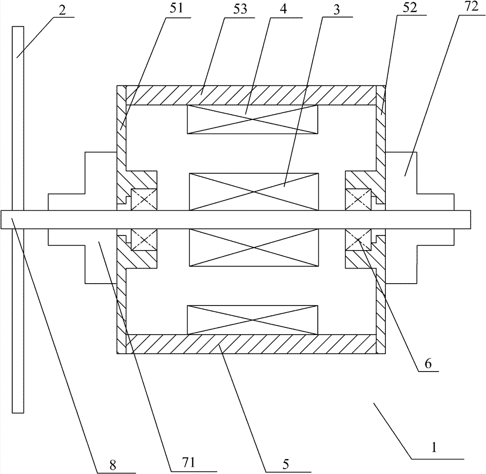 Strong breeze resisting minitype wind driven generator