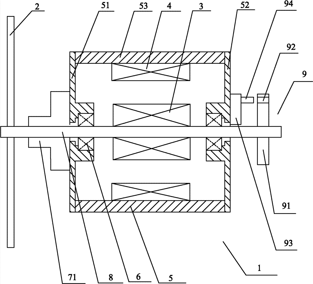 Strong breeze resisting minitype wind driven generator