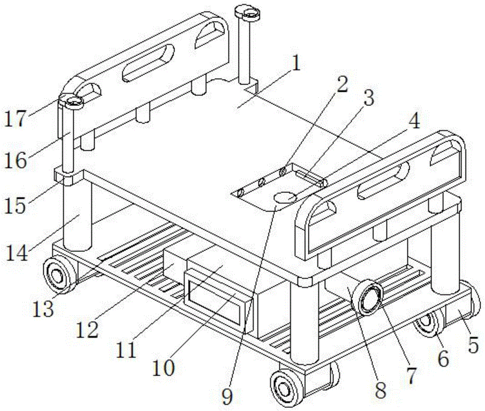 Intelligent nursing bed for ICU (intensive care unit)