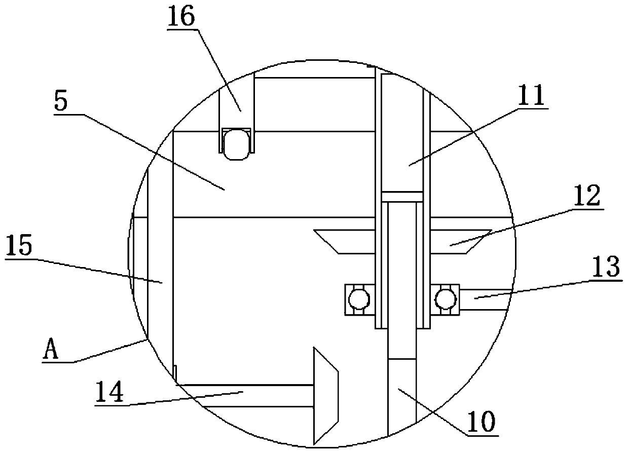 Discharging structure of plastic extruder