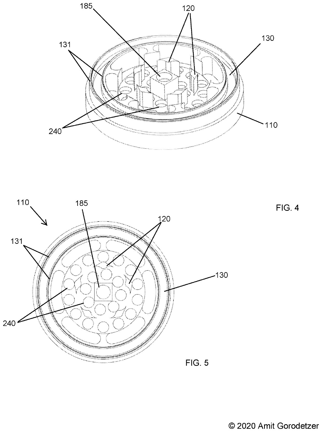 Bearing herb grinder