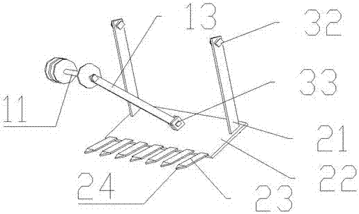 Greenhouse rail-mounted pseudo-ginseng harvester