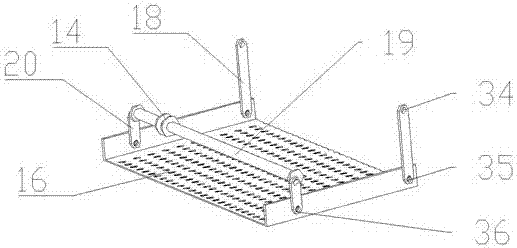 Greenhouse rail-mounted pseudo-ginseng harvester