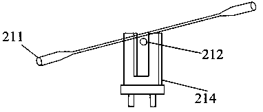 Distributed optical fiber gas detection device based on photoacoustic spectrometry