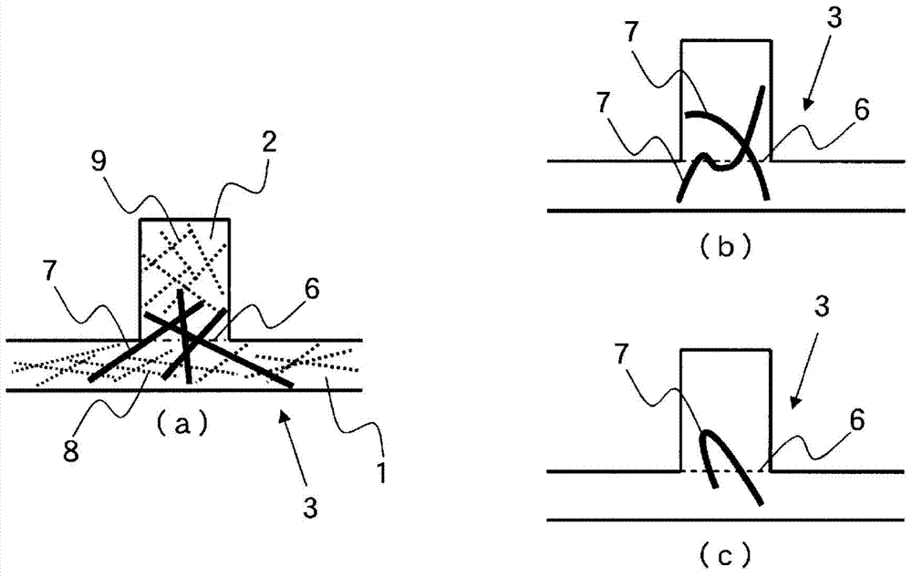 Molded product having hollow structure and process for producing same