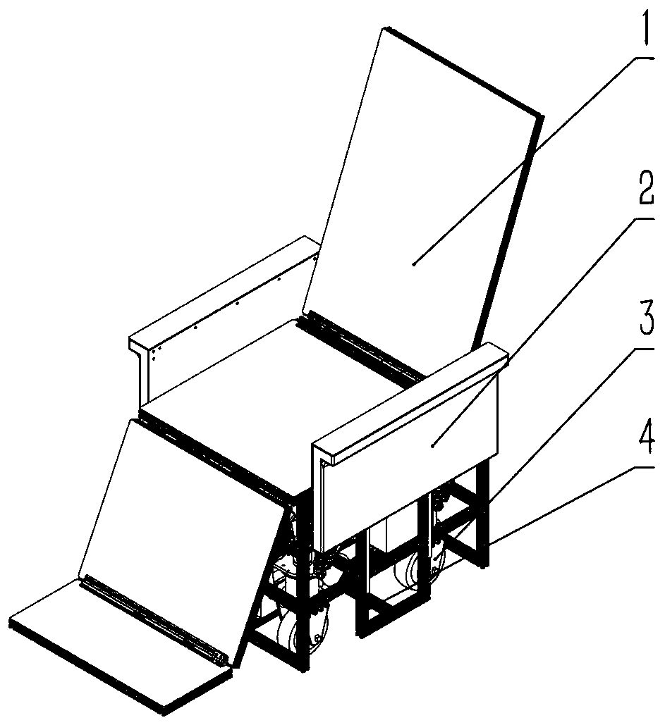 An omnidirectional mobile intelligent wheelchair bed