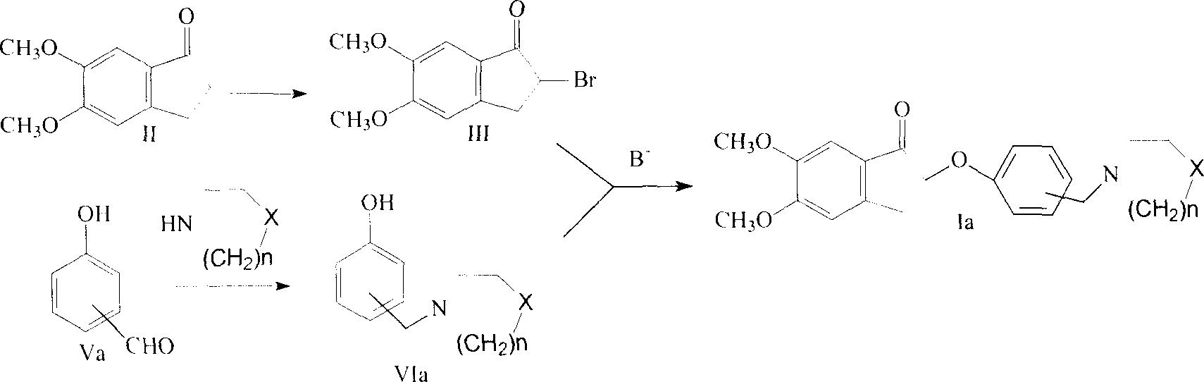 Phenoxy indenone compounds, process for preparing same and use thereof