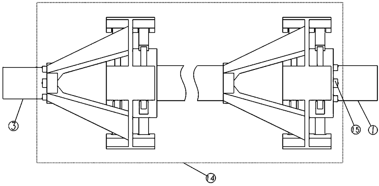 A marine vibration damping paddle shaft