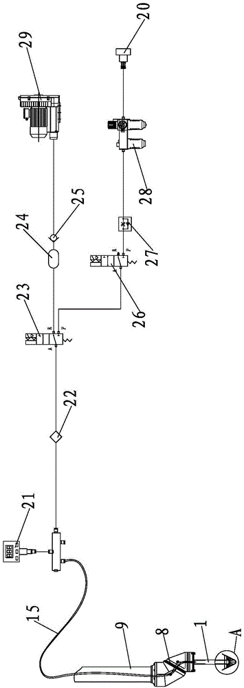 Elastic grinding head and grinding machine