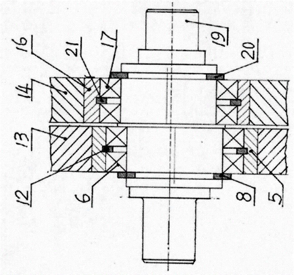 High-rigidity hollow RV speed reducer for industrial robot