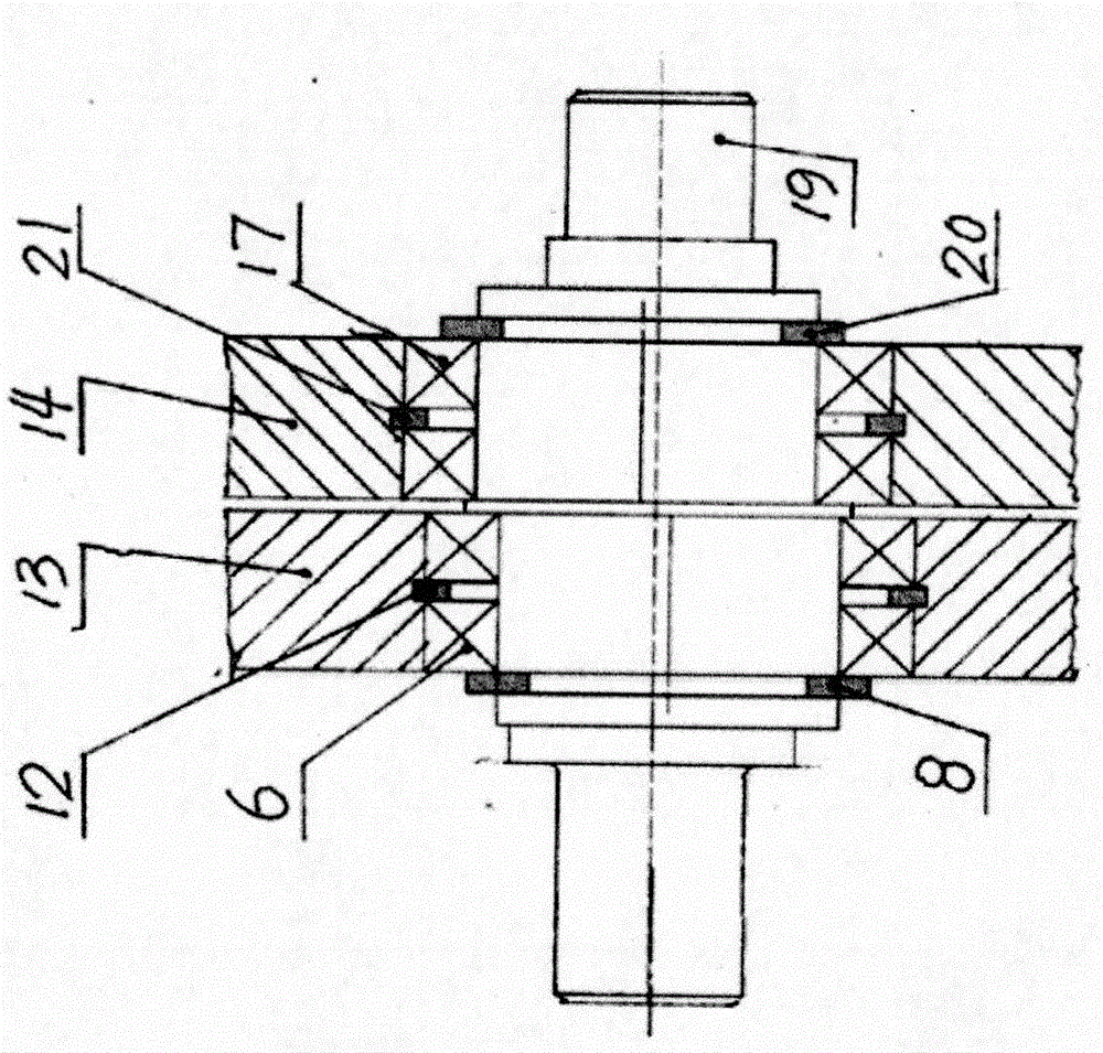 High-rigidity hollow RV speed reducer for industrial robot