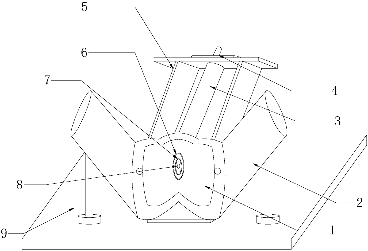 Teaching model used for obstetric cervical examination