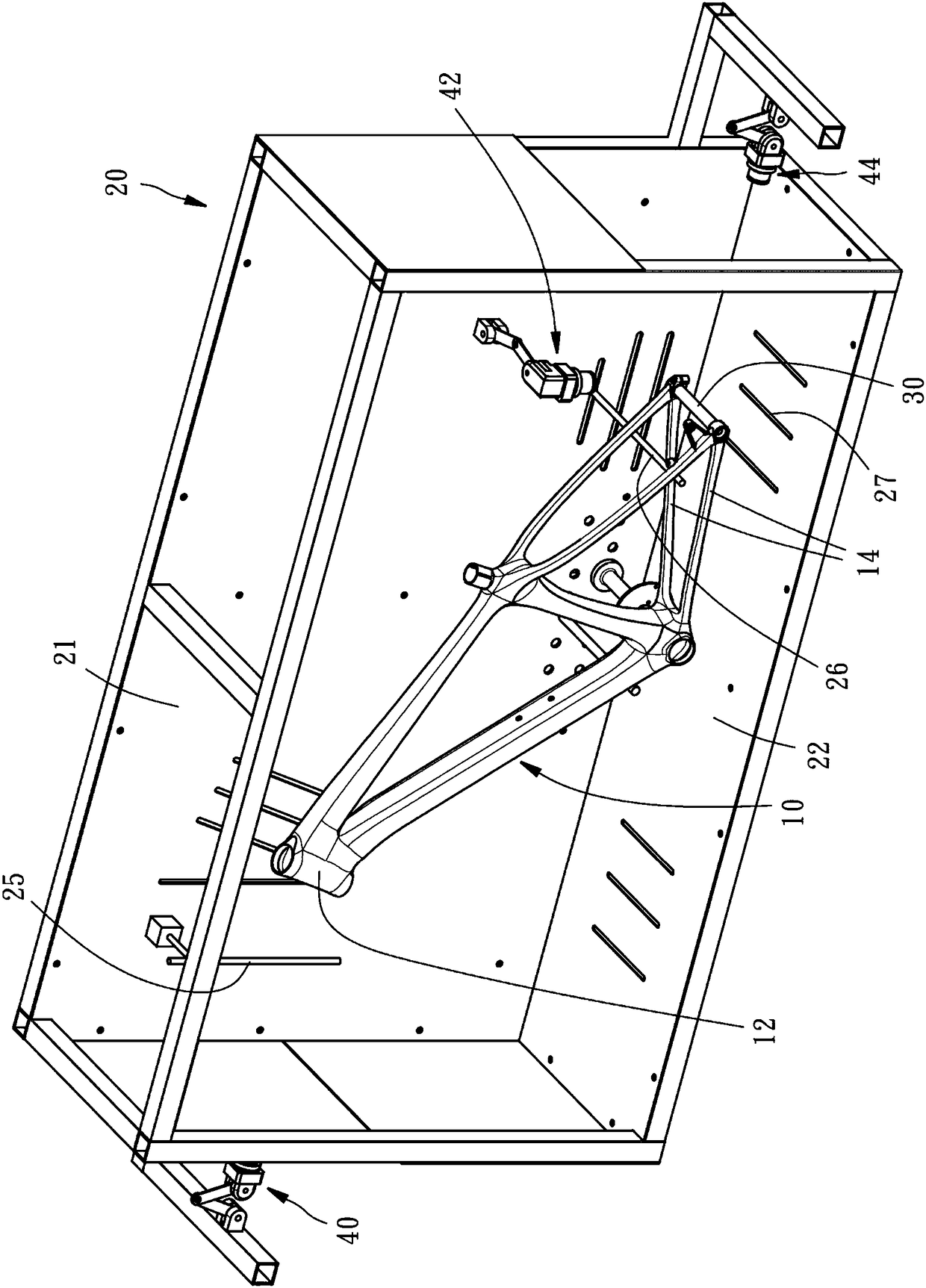 Bicycle rack measuring method