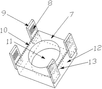 Shearing device for testing soil strength