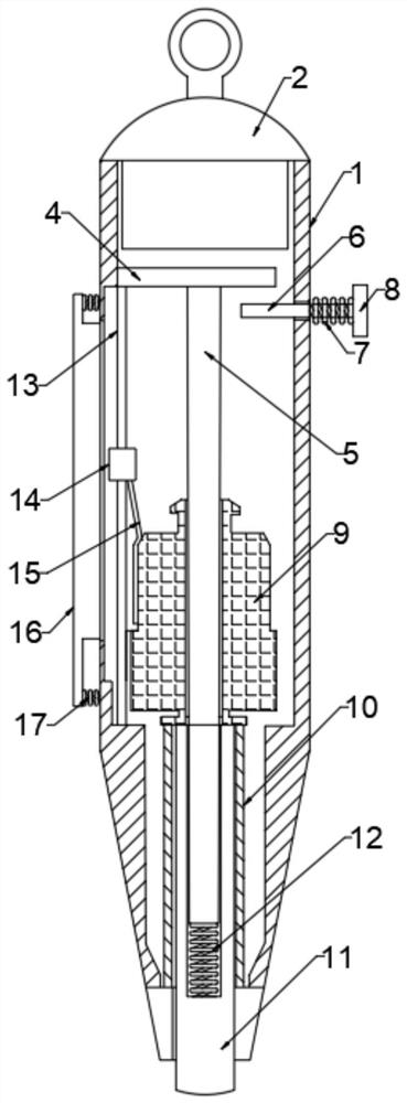 A kind of non-destructive detector for the strength of lightweight aggregate concrete