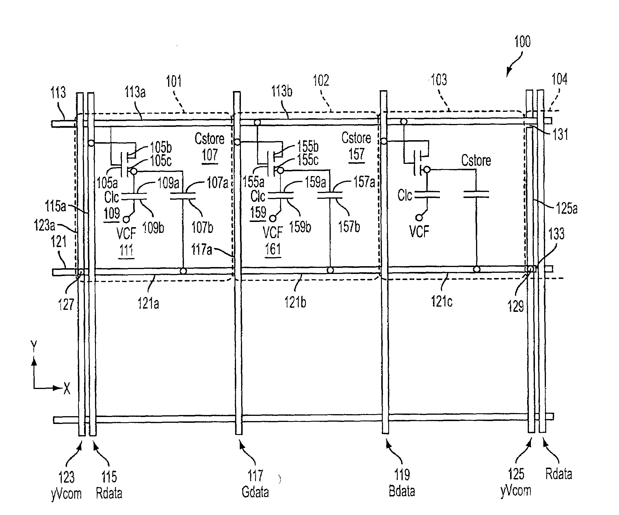 Touch sensor panels with reduced static capacitance