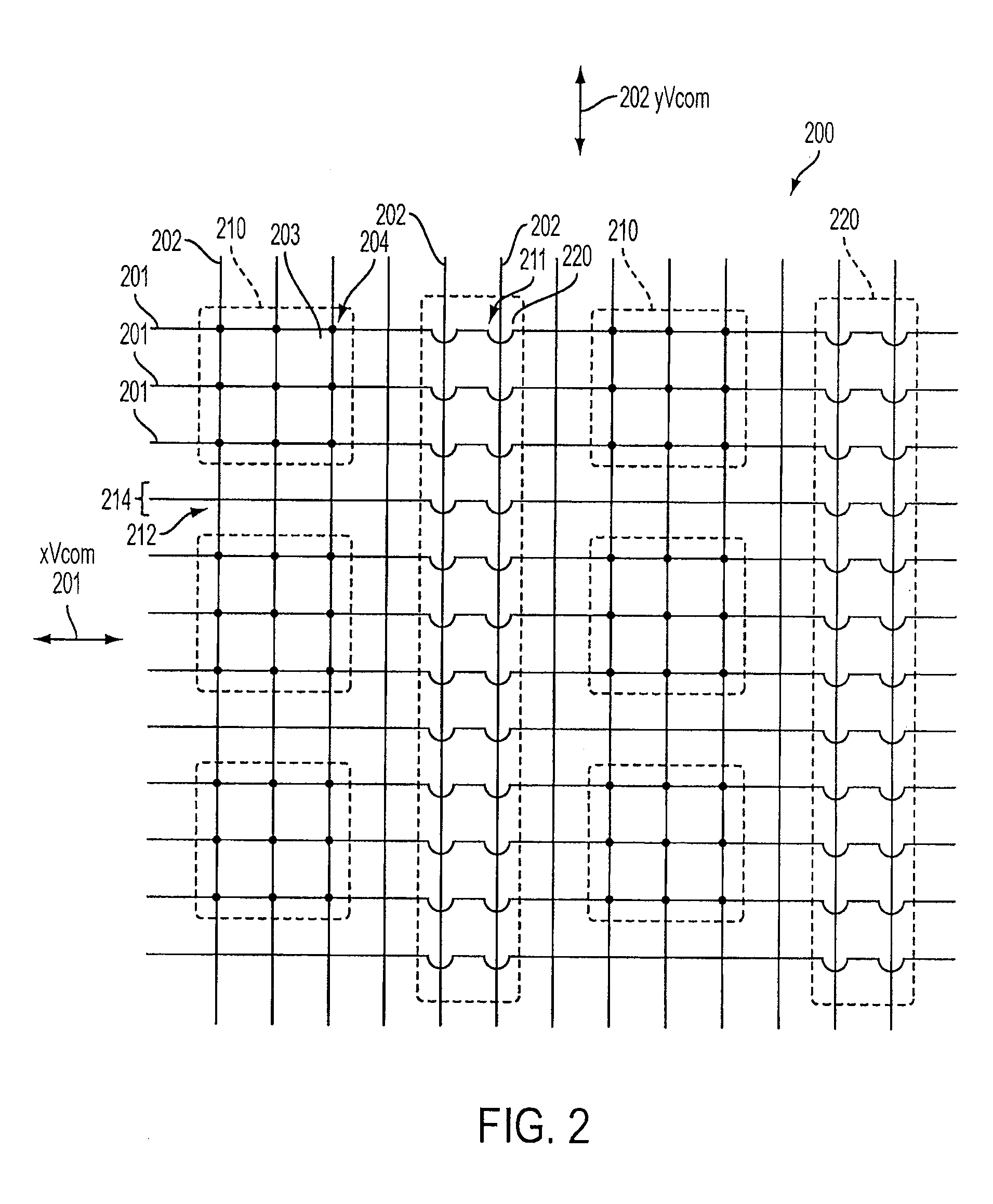 Touch sensor panels with reduced static capacitance