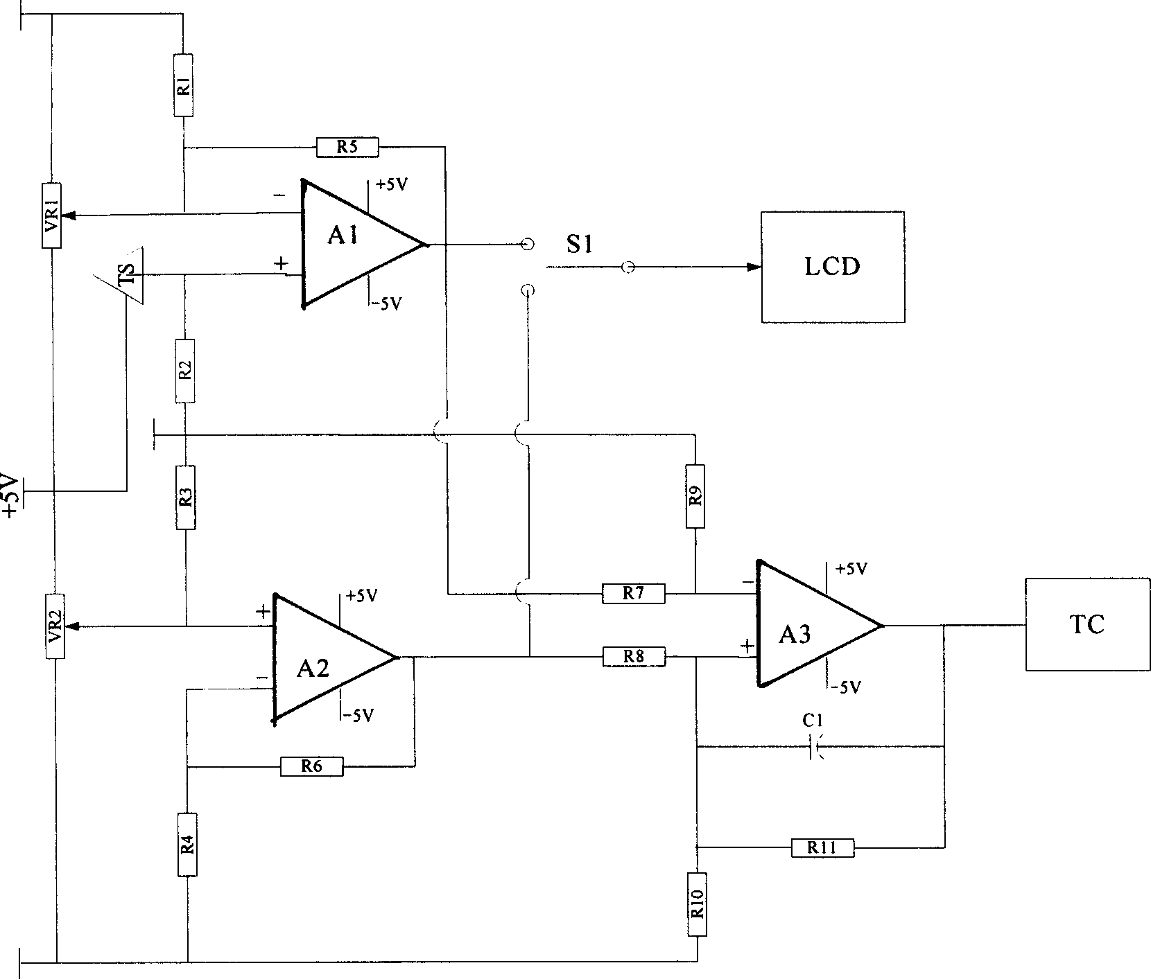 Temperature controller of small semiconductor laser