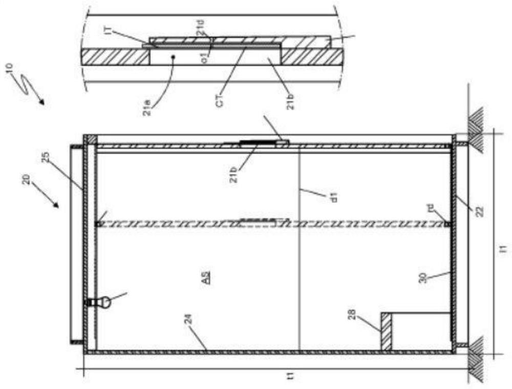 Preferential visual acuity test cabin