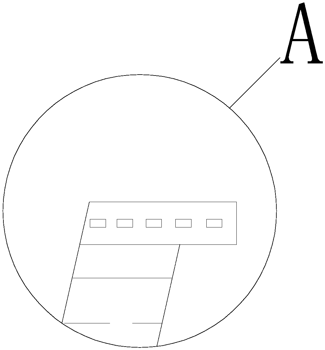 Biting-type antiskid stretching device for anti-termite cable