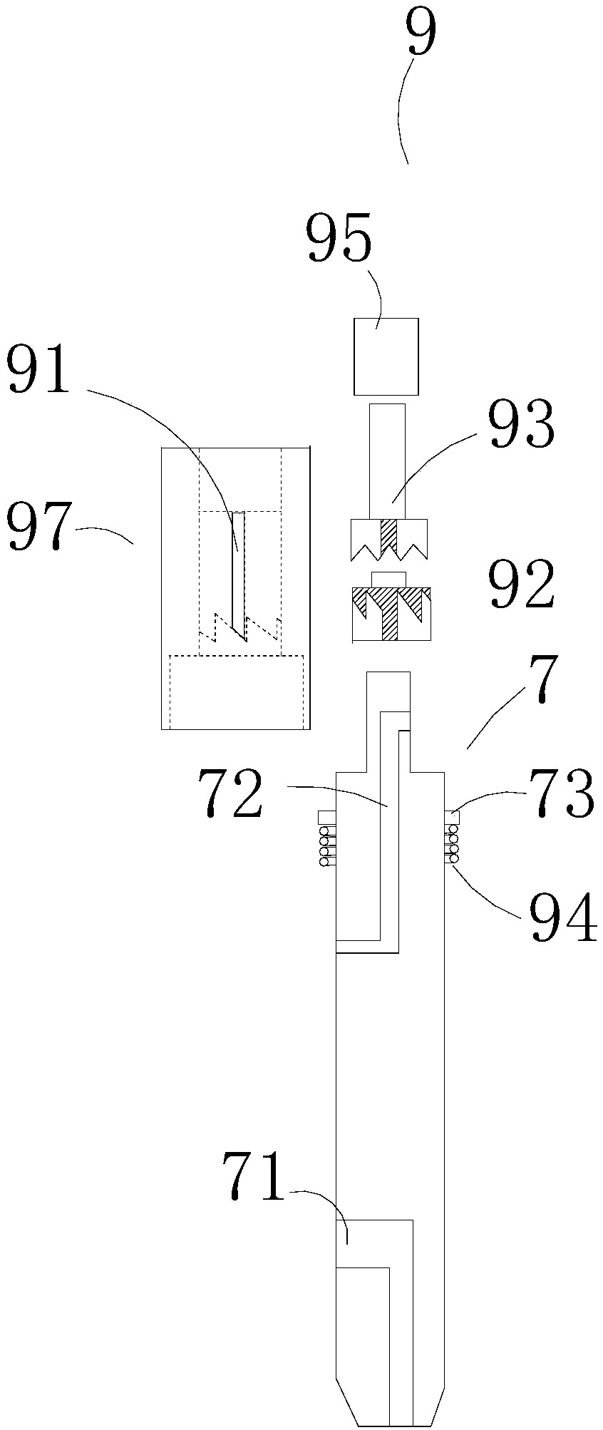 Button controlled horizontal breast pump