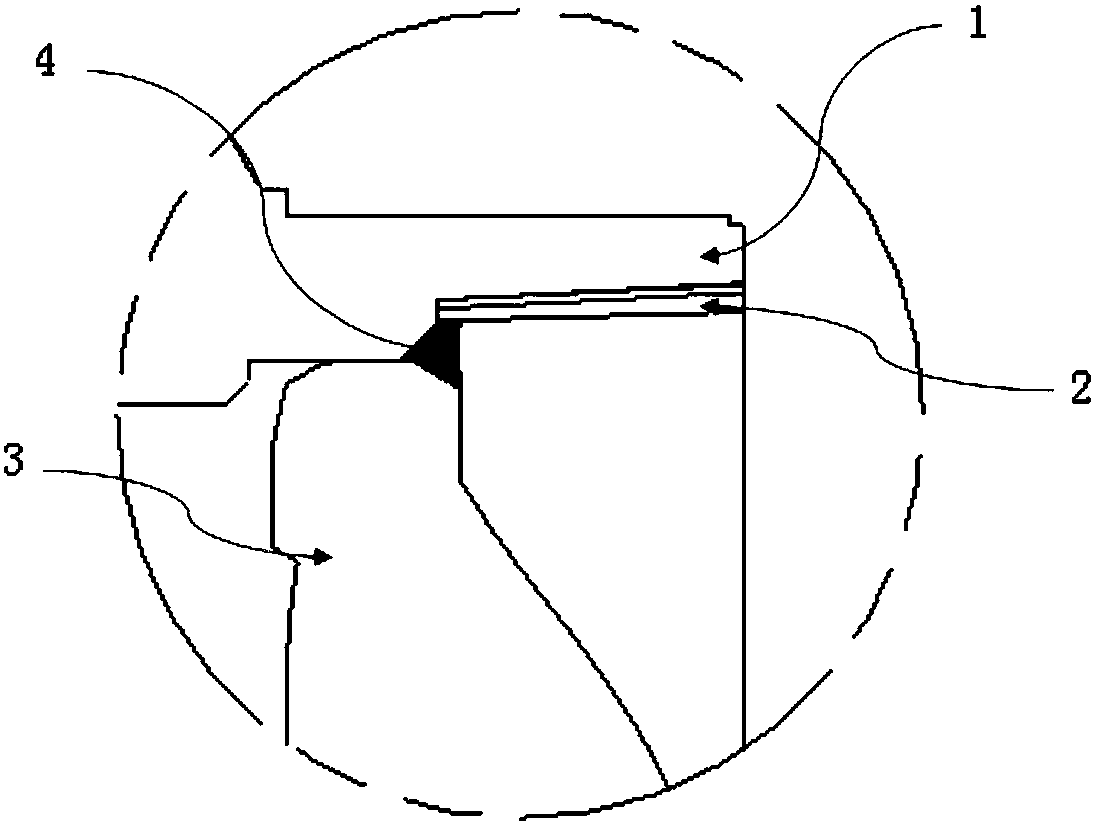 Lens cone bottom inner wall with flatting effect