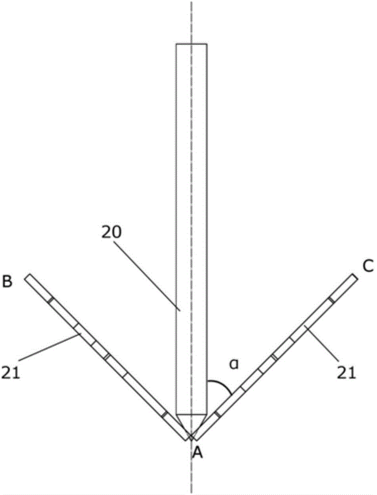 Tillage-free anti-blocking device with obliquely arranged driving grass flipping wheels