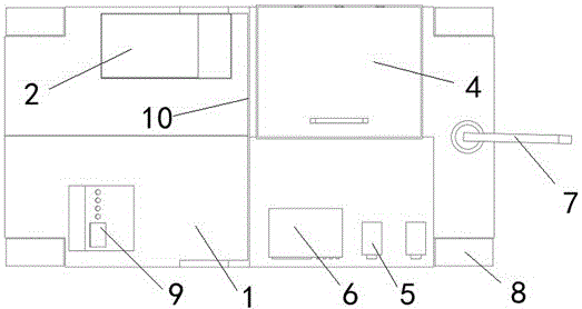 Emergency treatment apparatus applicable to catalytic oxidation of high-risk wastewater