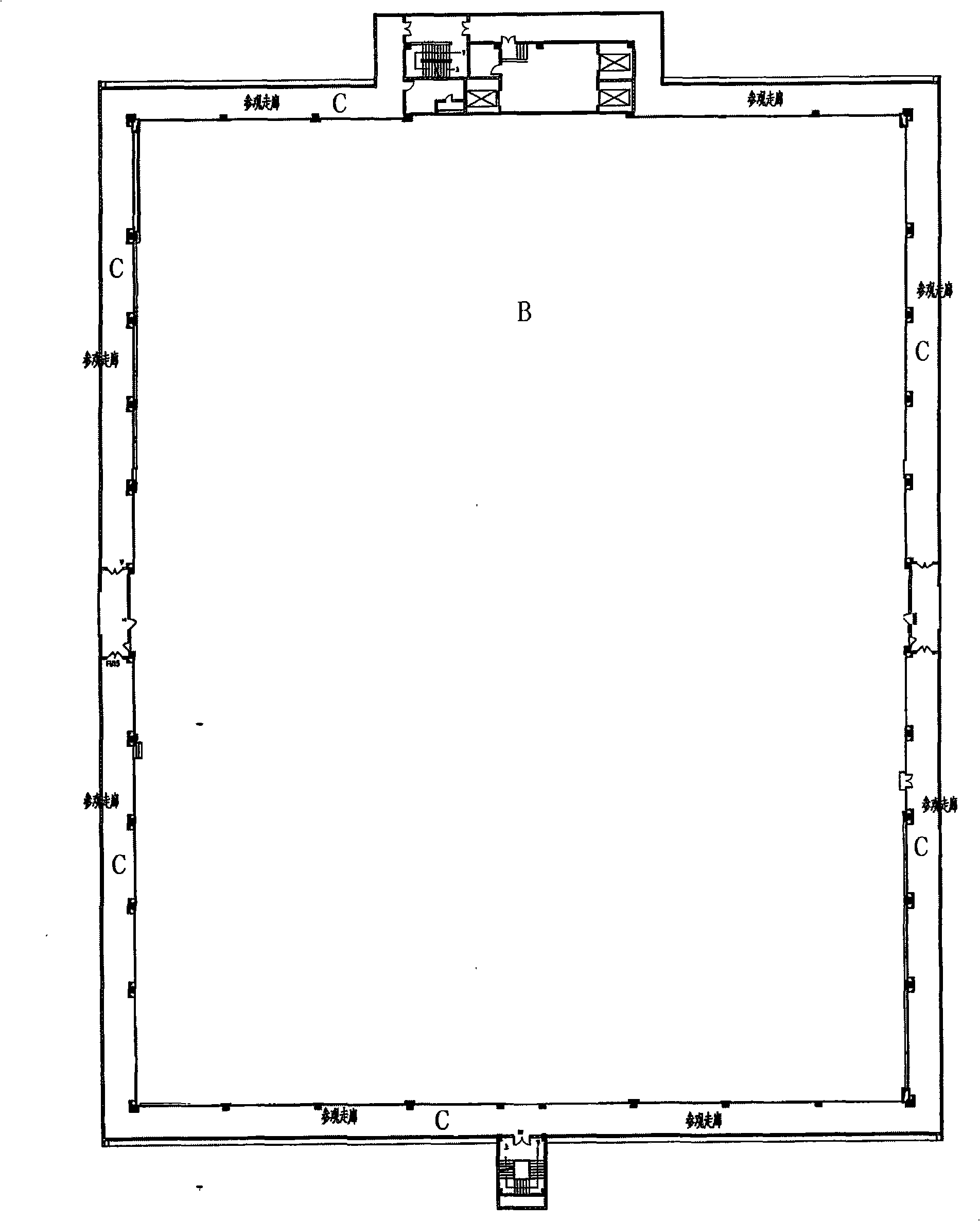 Modularized factory building structure