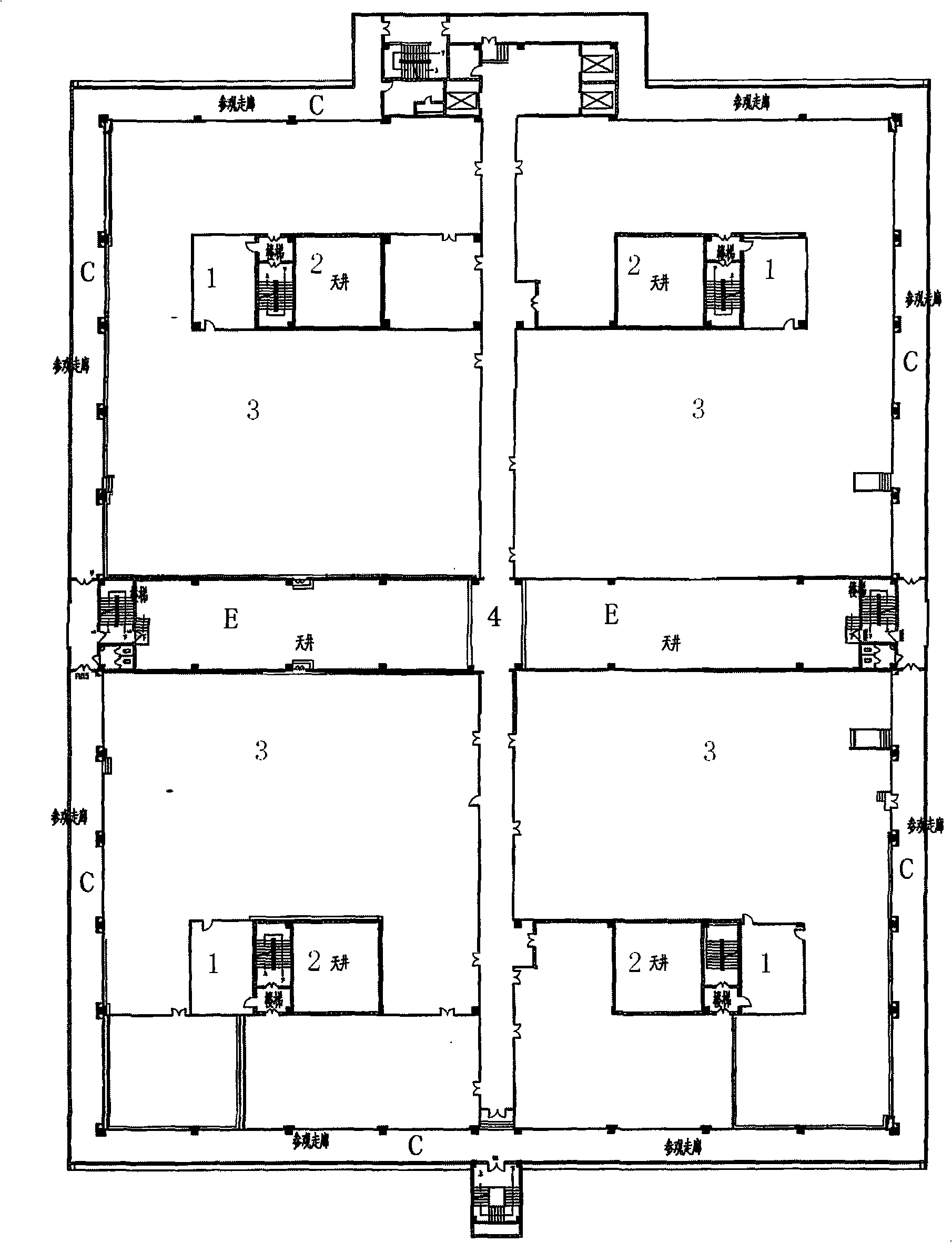 Modularized factory building structure