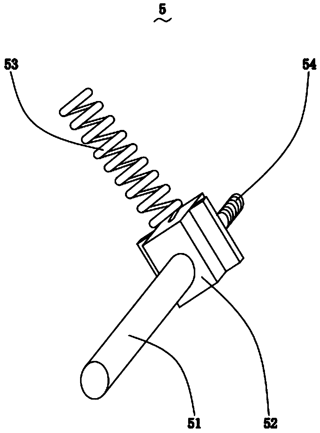 Tape attaching device lettering and box-sealing mechanism