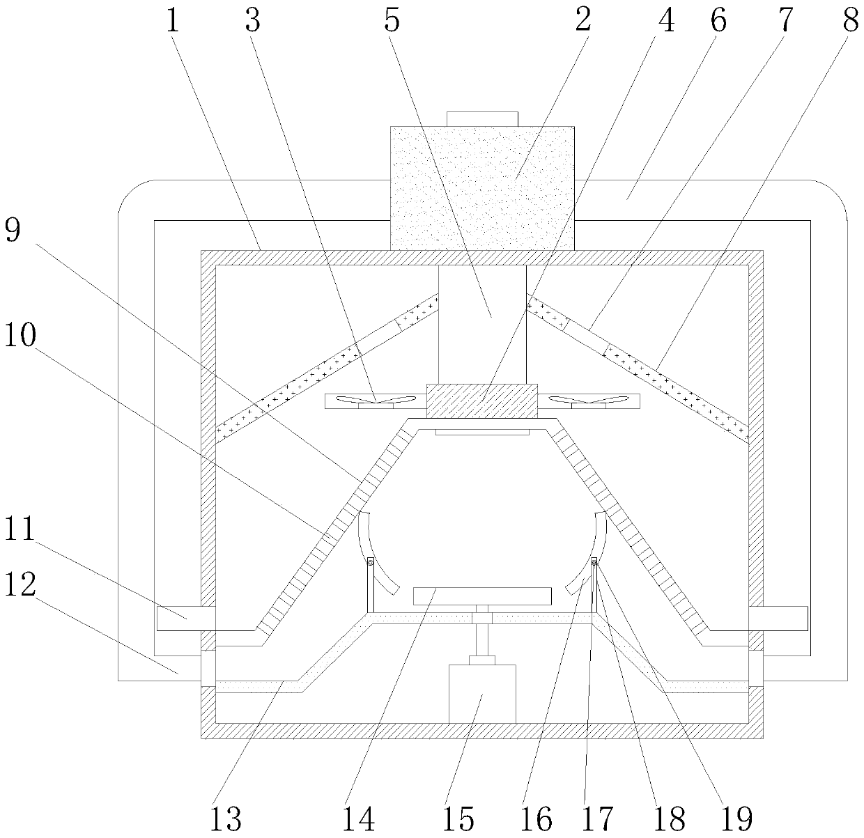 Full-automatic numerical control shot blasting machine