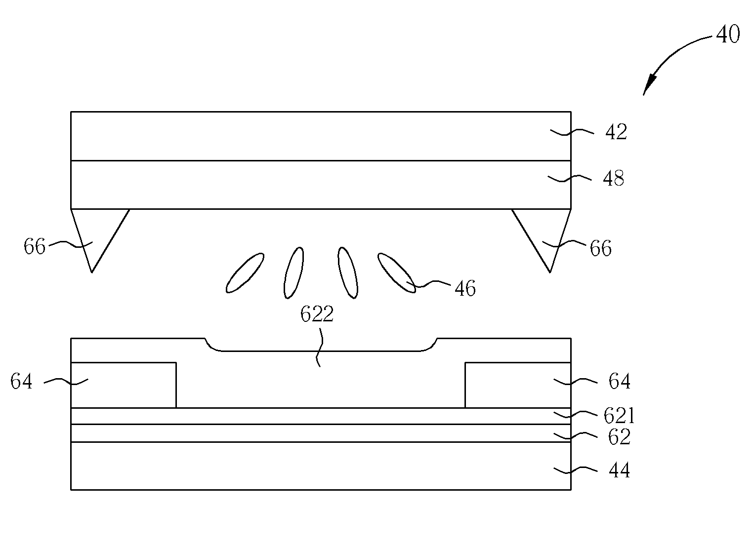 Multi-domain vertical alignment liquid crystal display panel