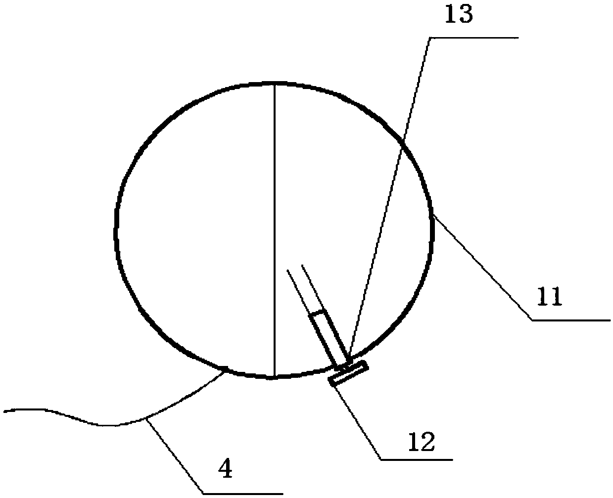 Device and method for observing seabed sand wave migration based on piezometer