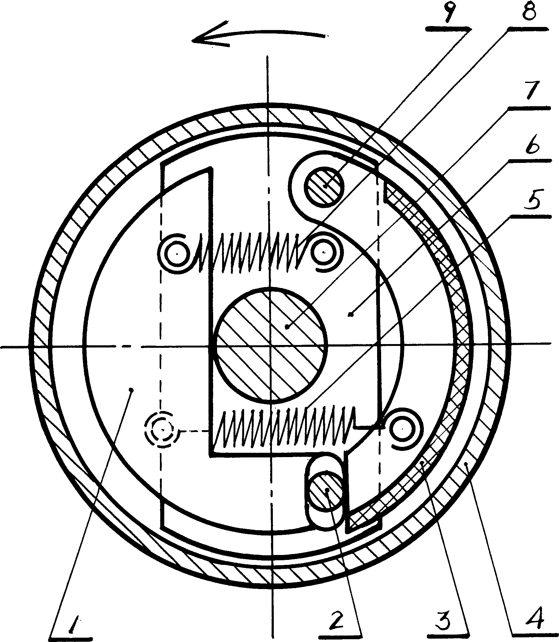 Mechanical centrifugal automatic clutch with high pulling torque