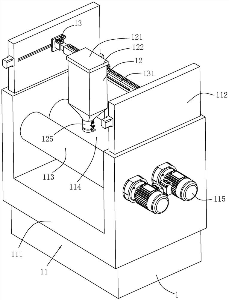 Conductive rubber roller producing and manufacturing device