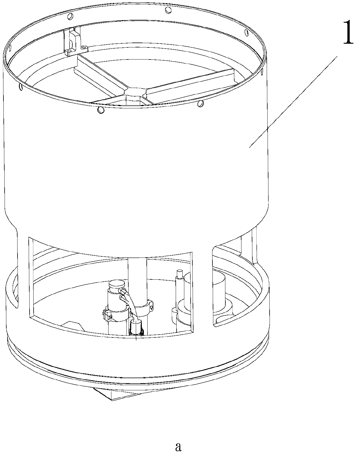 A method for opening and closing the valve mechanism of the launch tube of a submarine-borne aircraft