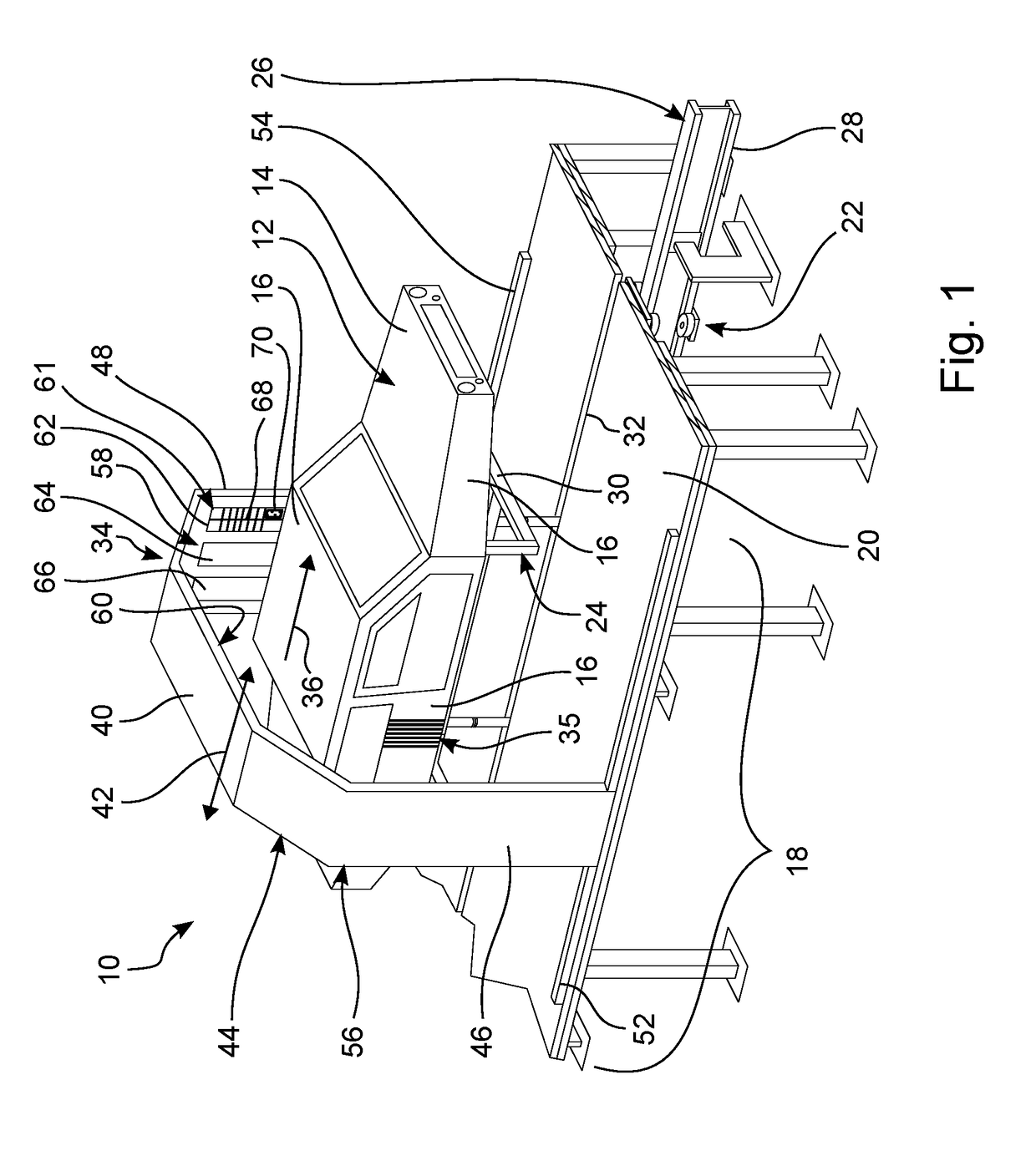 Installation for optically examining surface regions of objects