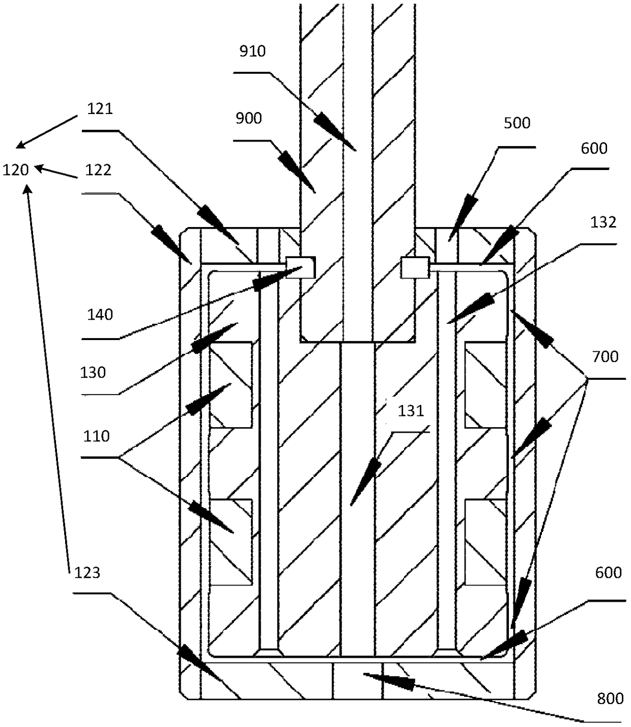 Annular gap and disc-shaped gap combined large adjustable damping range magneto-rheological damper