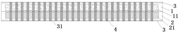 Novel 3D bionic skin dressing and preparation method thereof