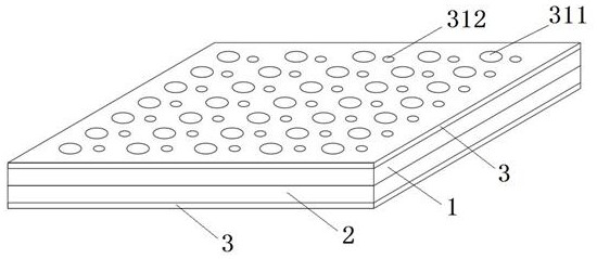 Novel 3D bionic skin dressing and preparation method thereof