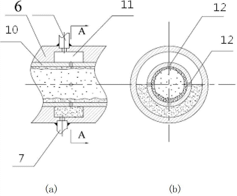 Double differential pressure moisture flow measuring device based on long-throat-neck venturi