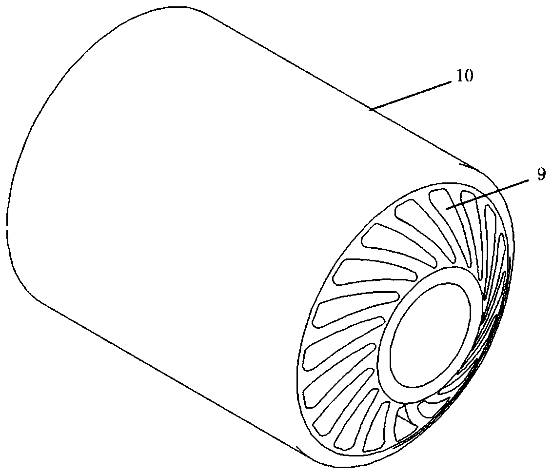 Large deformation flexible compression device for automatic fiber placement