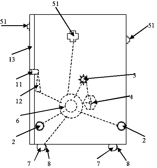 An anti-theft device for a power distribution cabinet