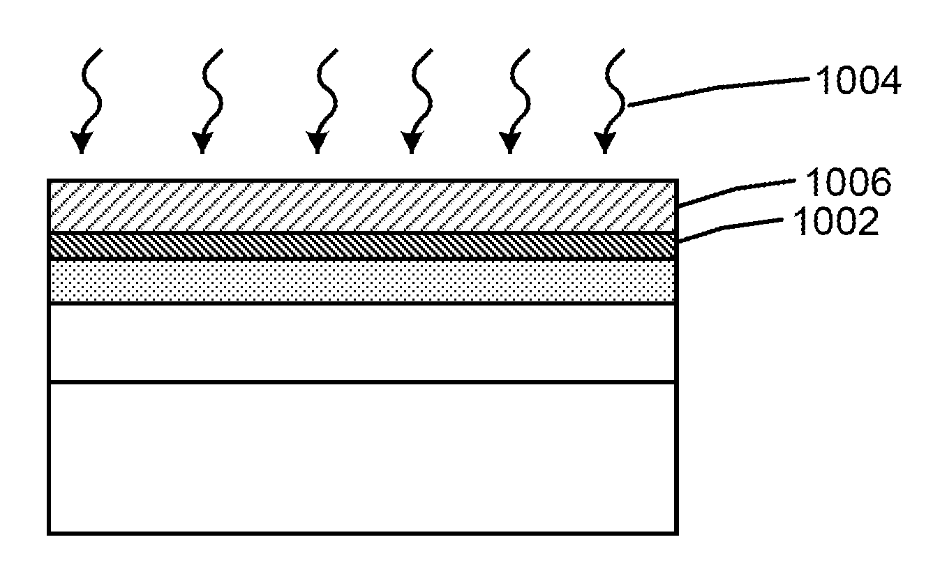 P+ polysilicon material on aluminum for non-volatile memory device and method